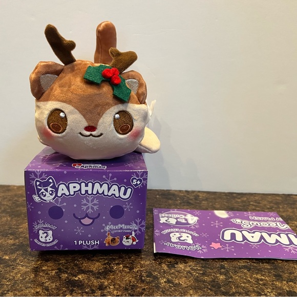 Aphmau Meemeow Holiday 2024 Reindeer 6” Plush - Picture 1 of 4